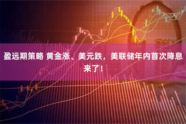 盈远期策略 黄金涨、美元跌，美联储年内首次降息来了！