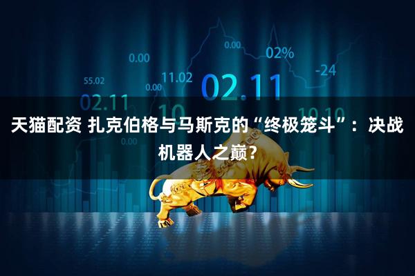 天猫配资 扎克伯格与马斯克的“终极笼斗”：决战机器人之巅？
